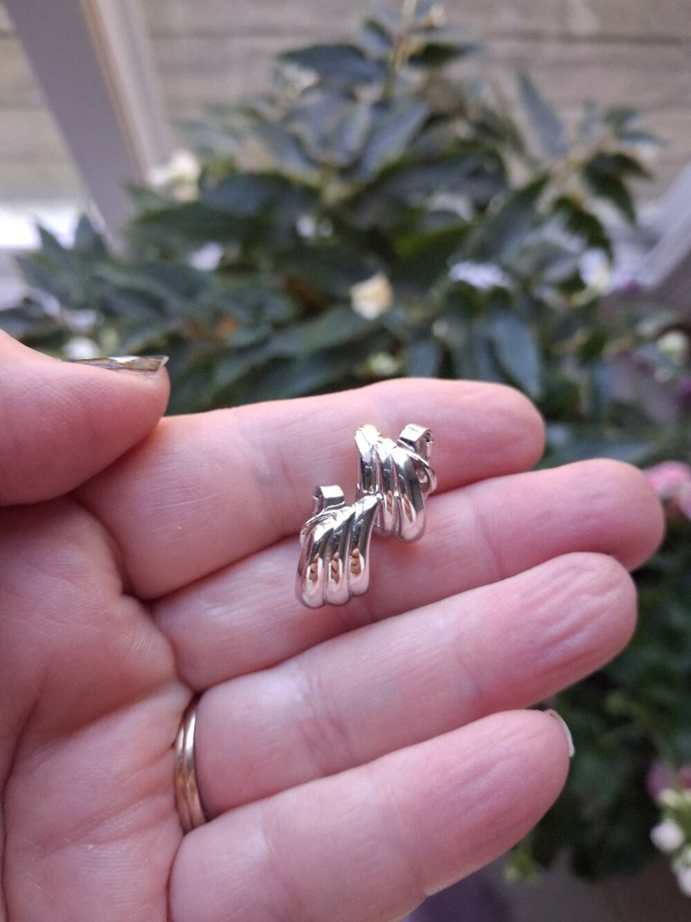 Vintage Trafari Silverstone clip earrings